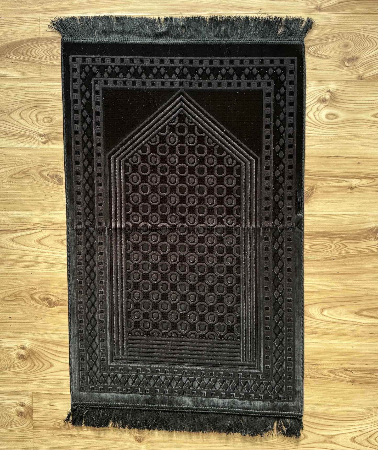 turkish prayer rug black 1