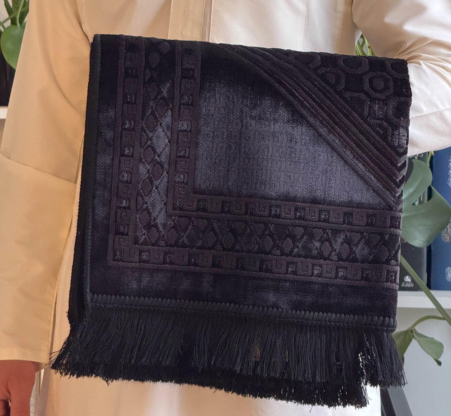 turkish prayer rug black 3